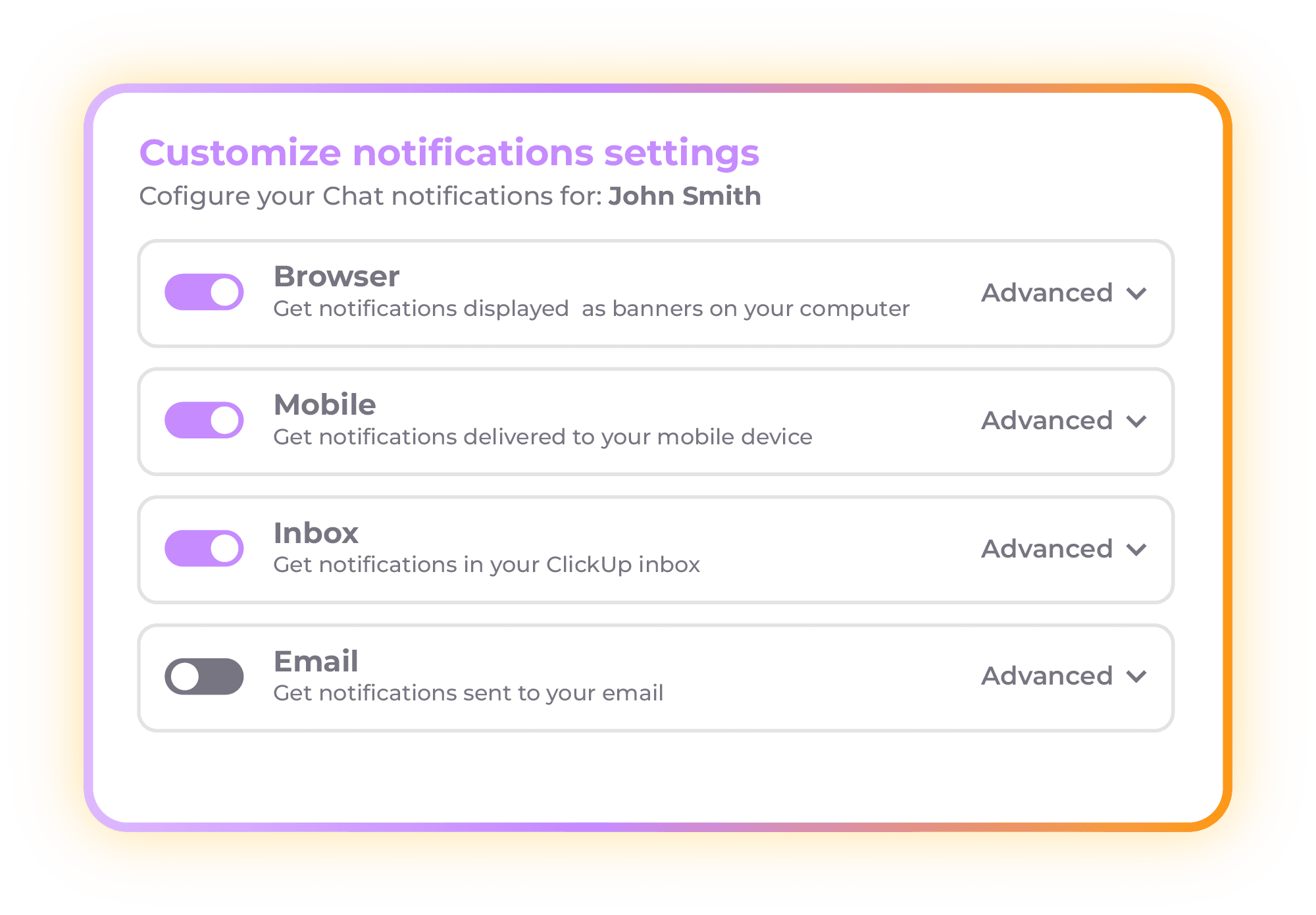 Managing Notifications