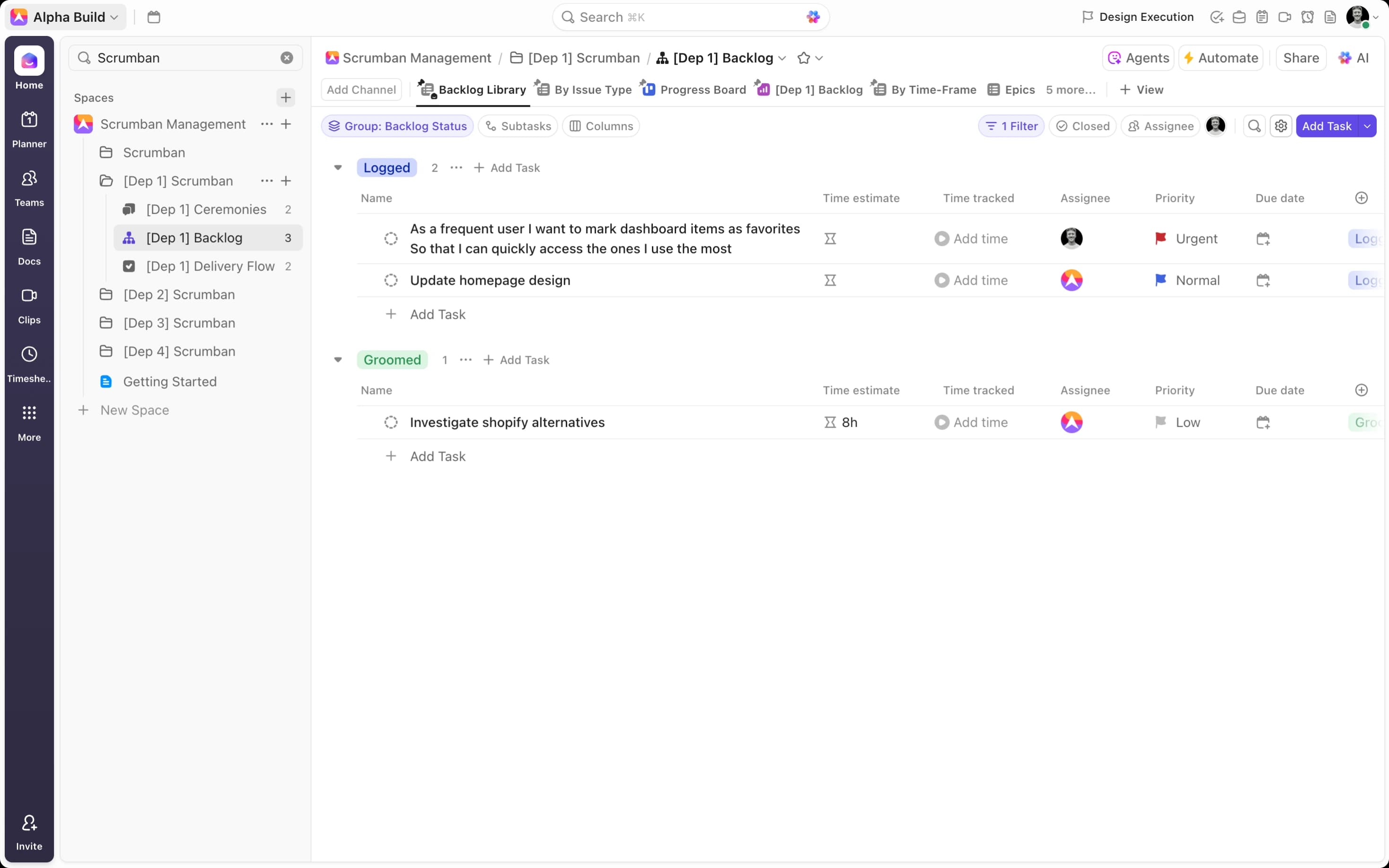 Creating Dedicated Resolution Streams