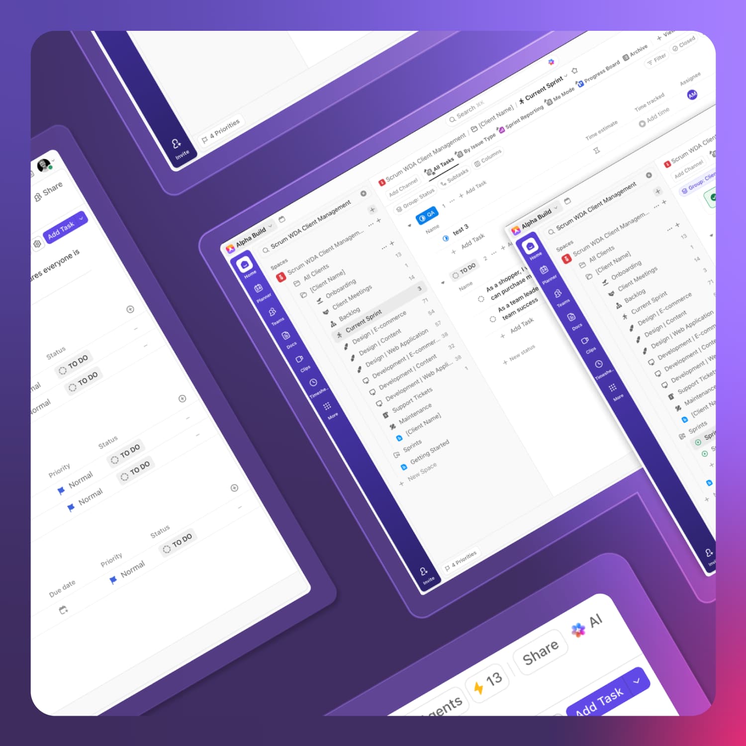 Integrating Agile Scrum with Client Management