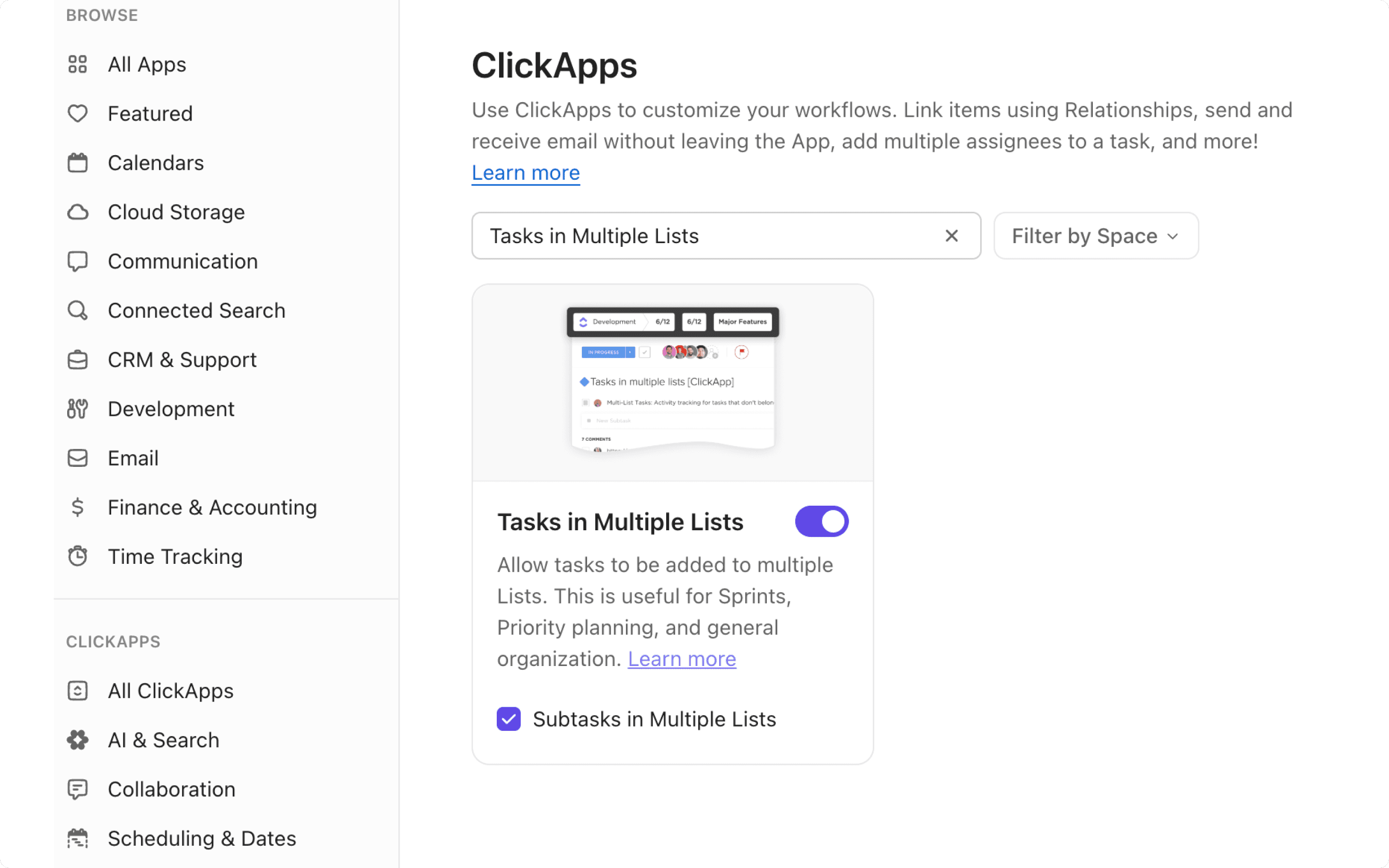 Add tasks to the Backlog from anywhere in your workspace for complete integration