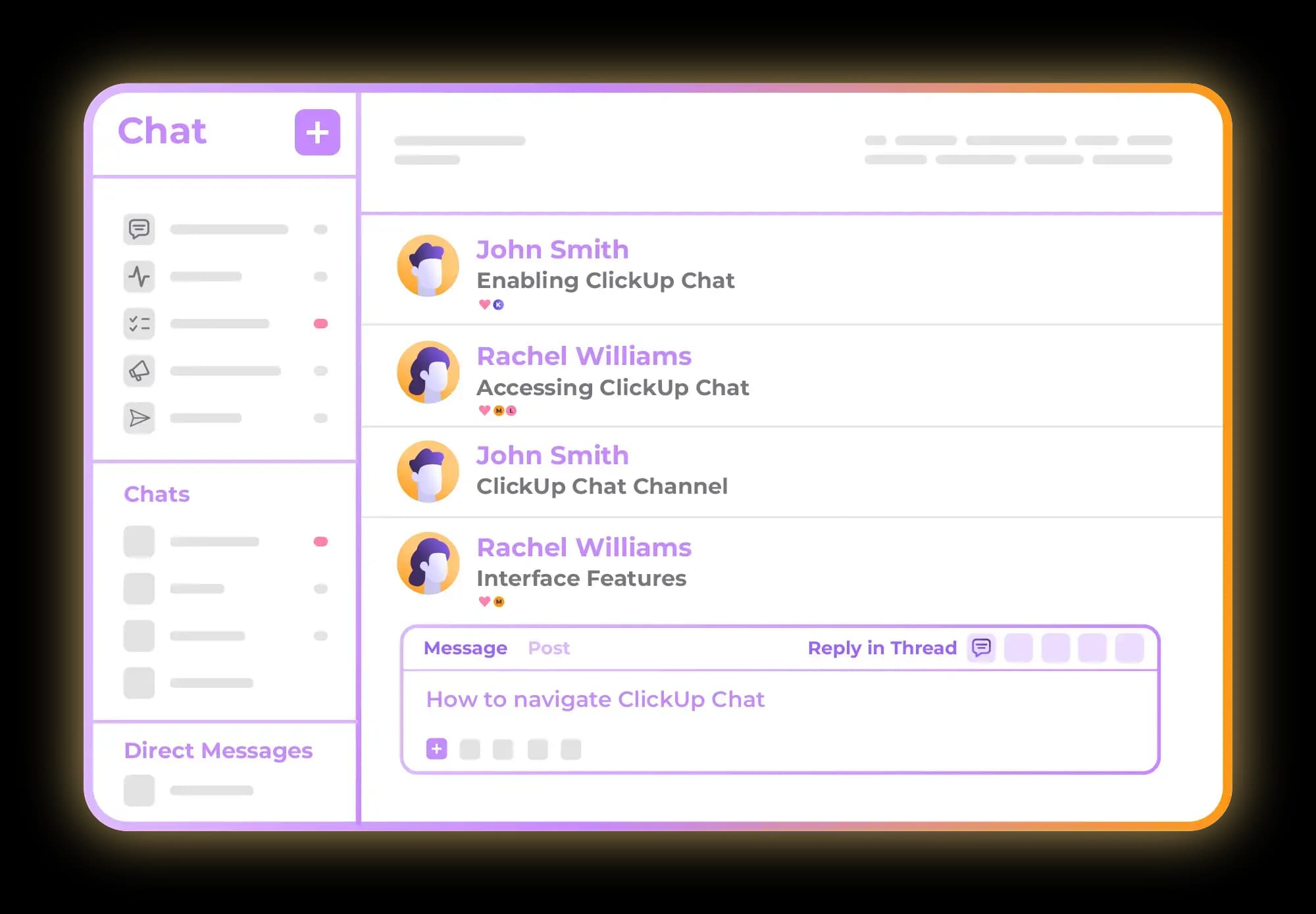 Navigating ClickUp Chat