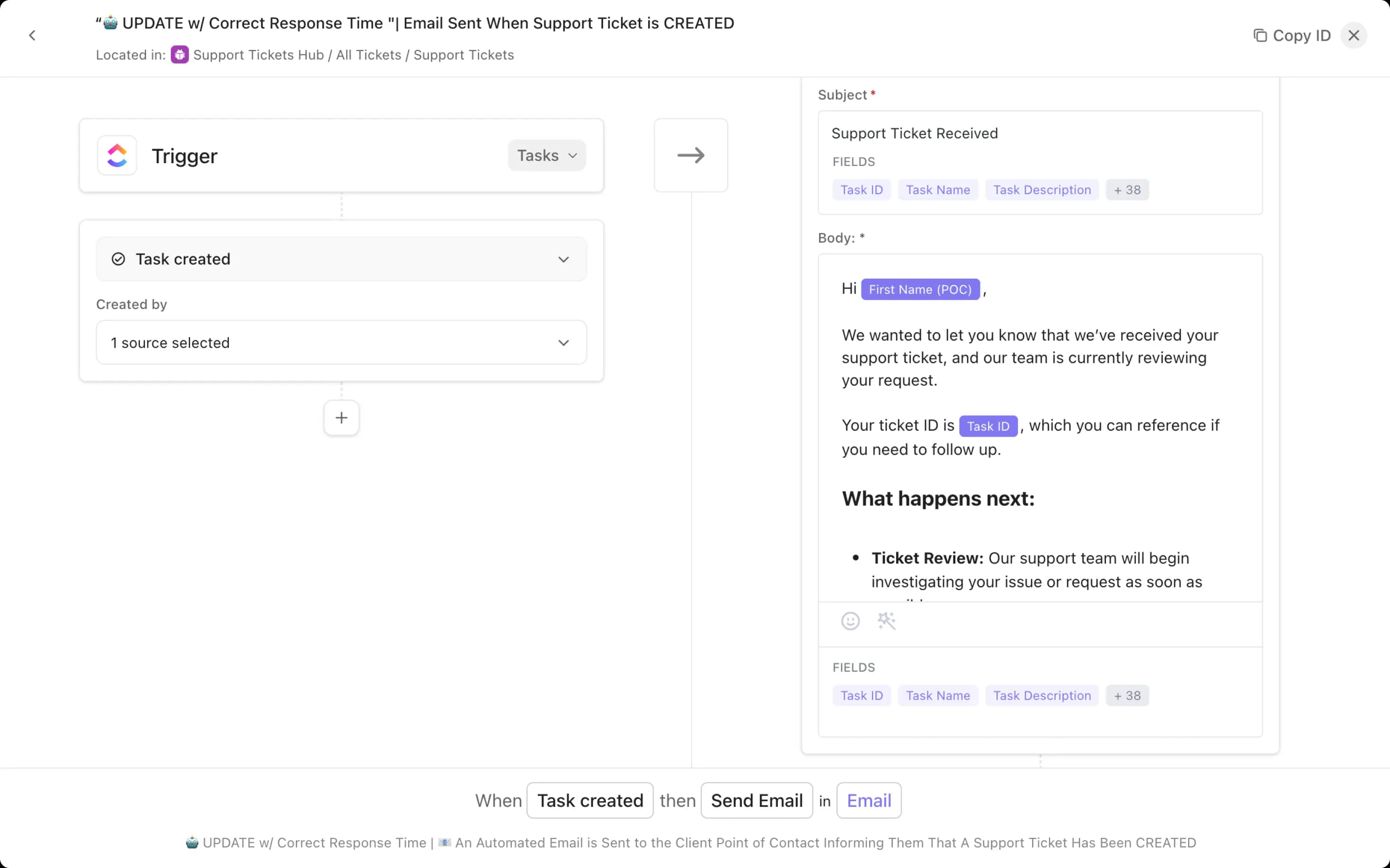 Automated Support Updates
