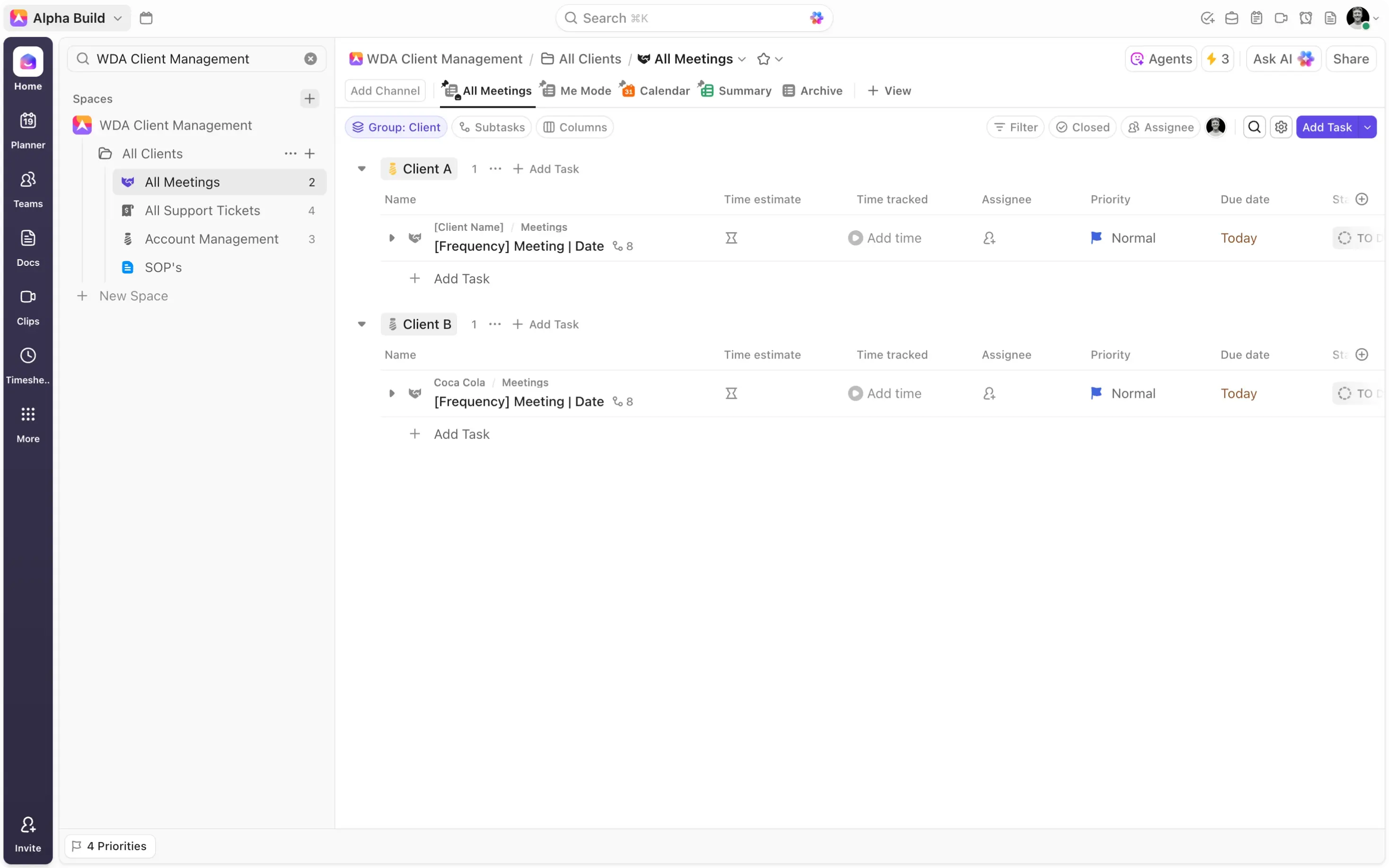 The ‘All Clients’ Folder for Powerful Oversight