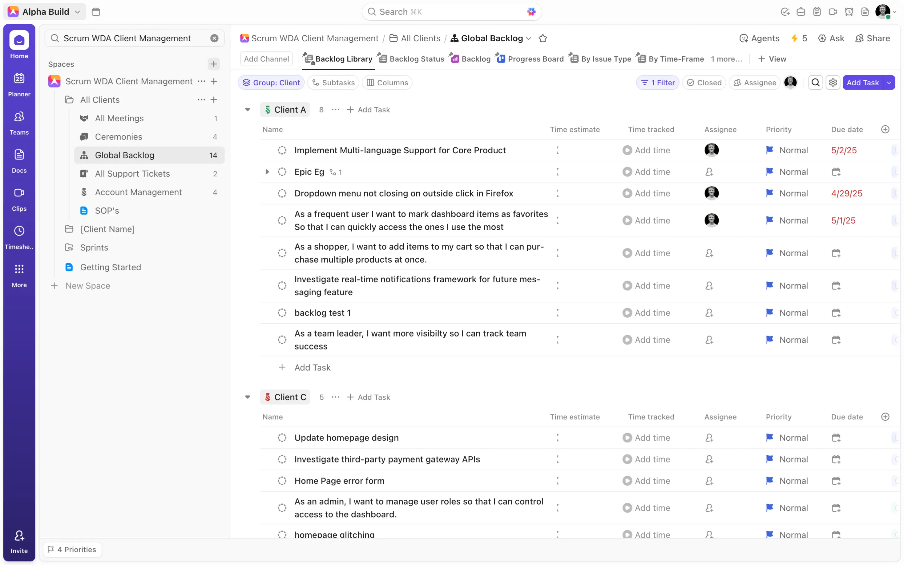 Building a Global Agile Scrum Architecture