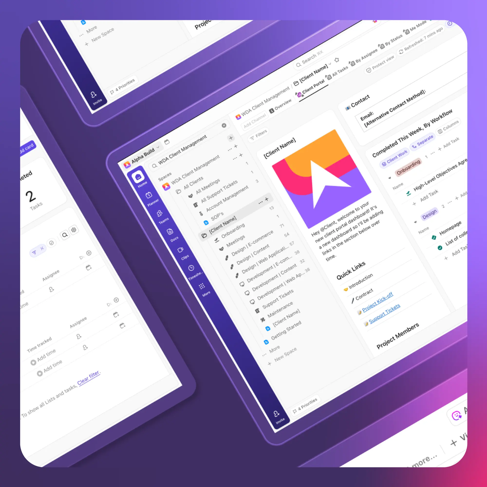 Client Management with ClickUp