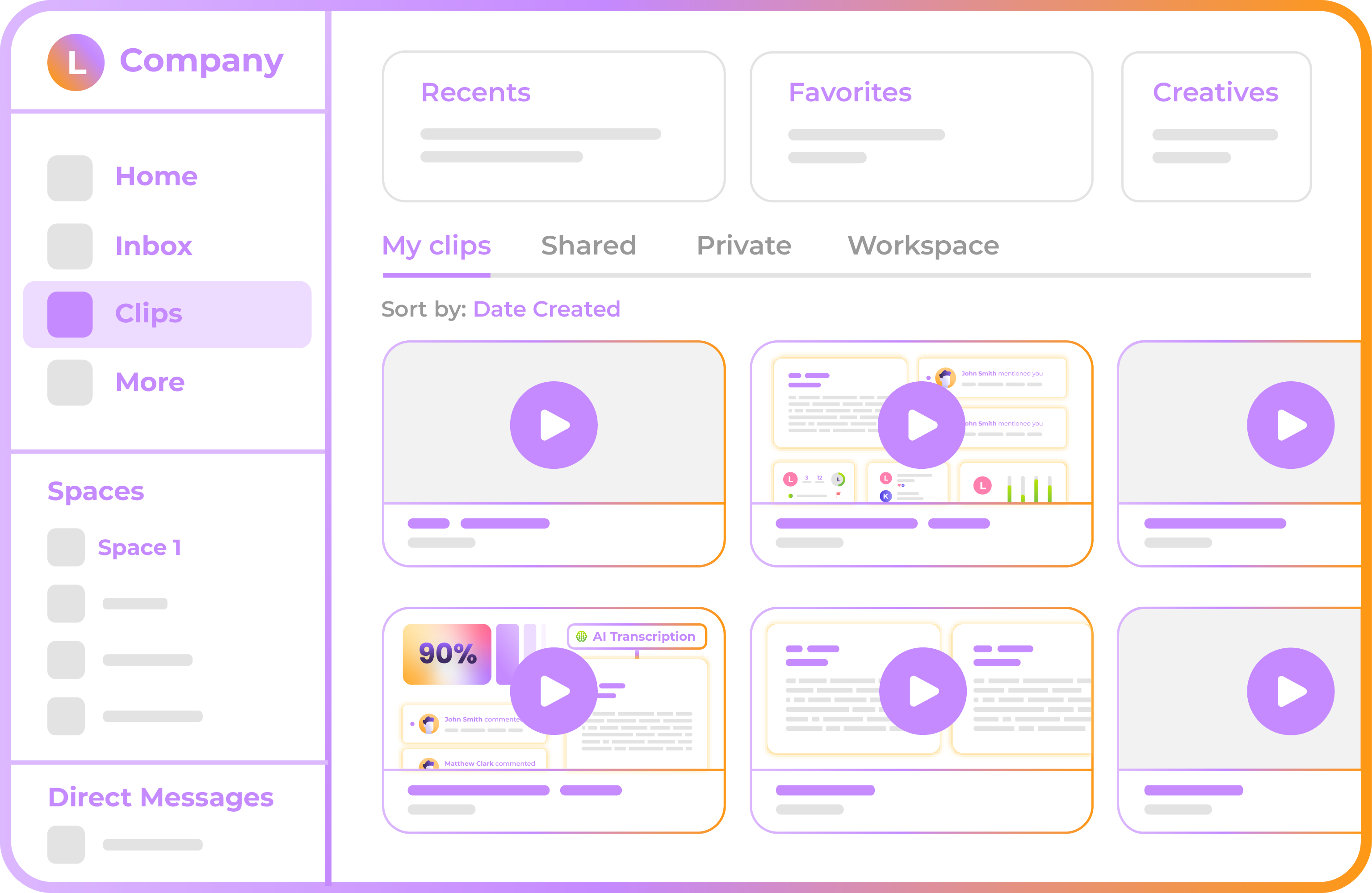 Where Are Clips Sorted?