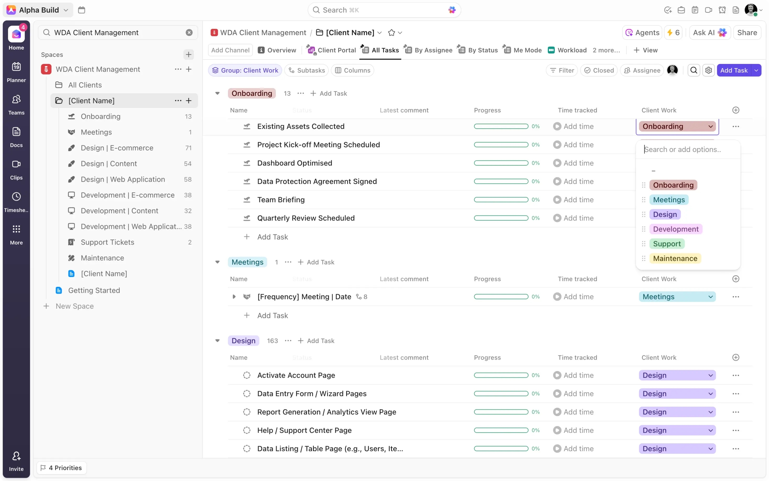 Back-End Configurations: One-to-One Mappings