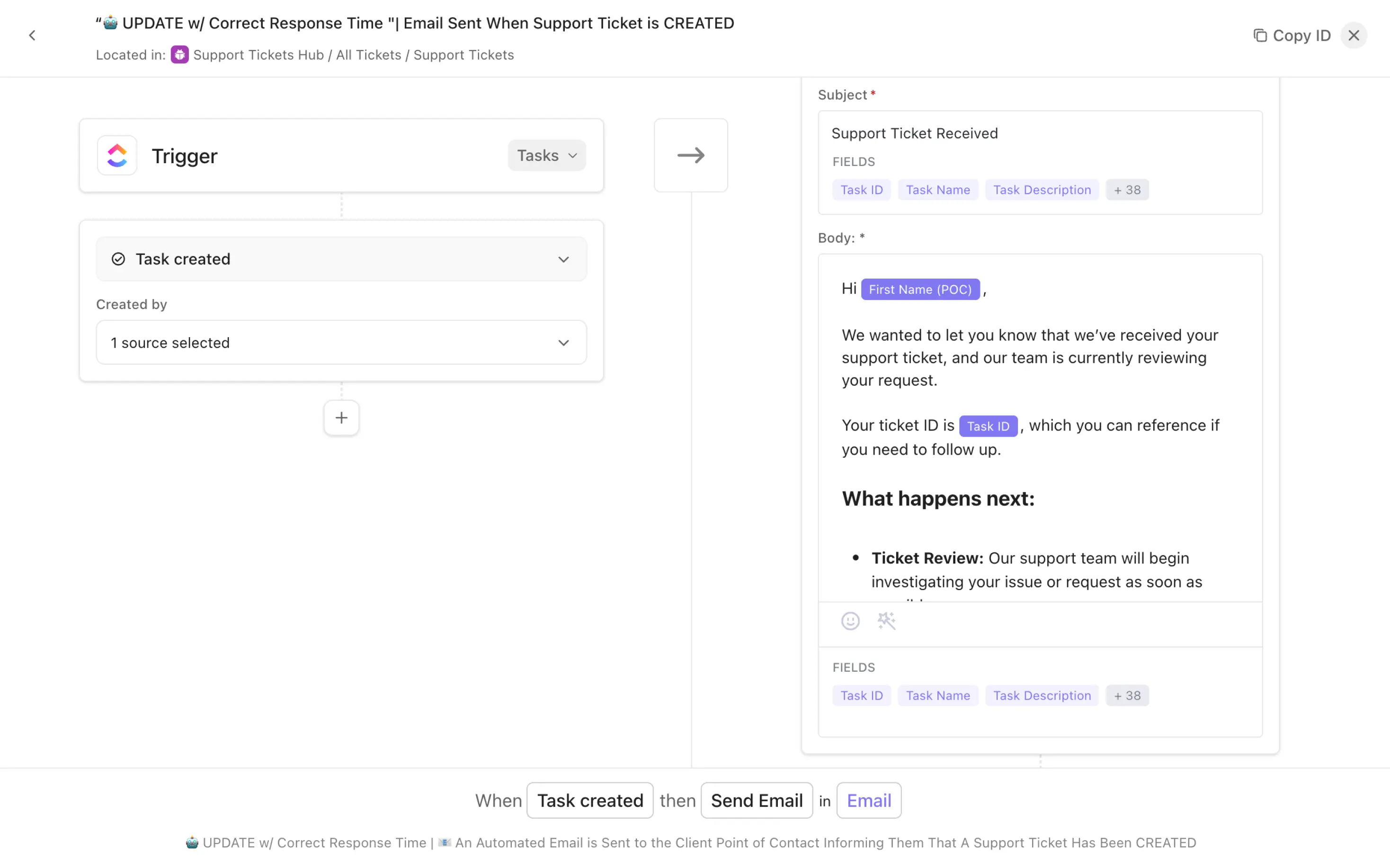 Automated Support Updates