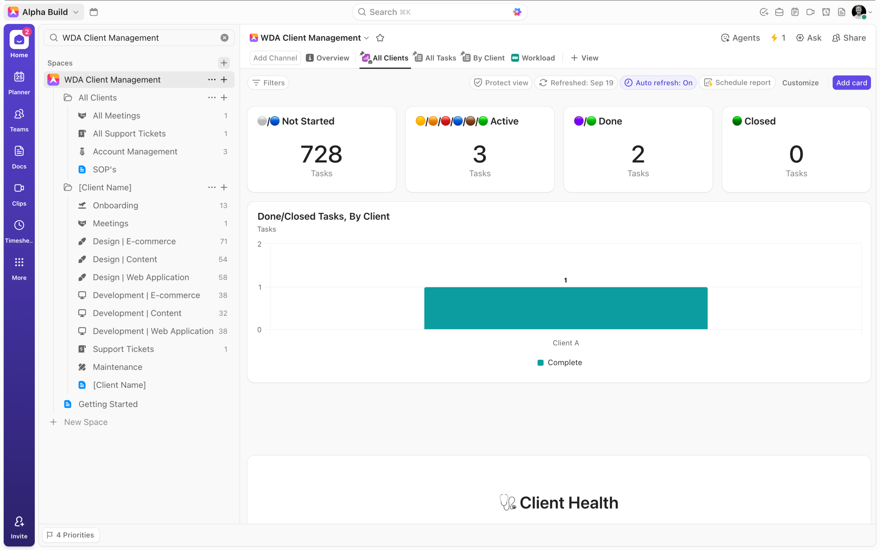 Architecture: Merge Agile Scrum with Client-Centric Management